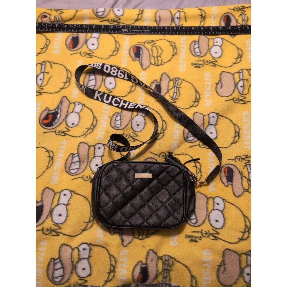 Kuchen & Bag. 1980 City And Life New Fashion Black Quited Bag Purse Shoulder